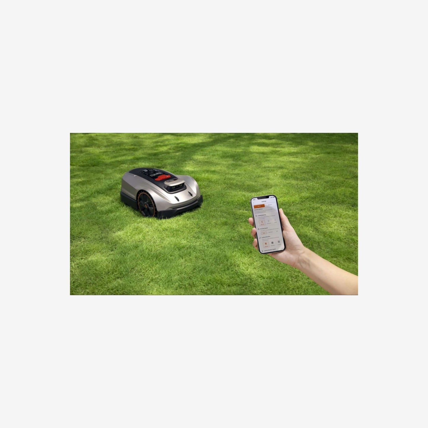 Græsslåmaskine Sunseeker X3 - app - uden kanttråd