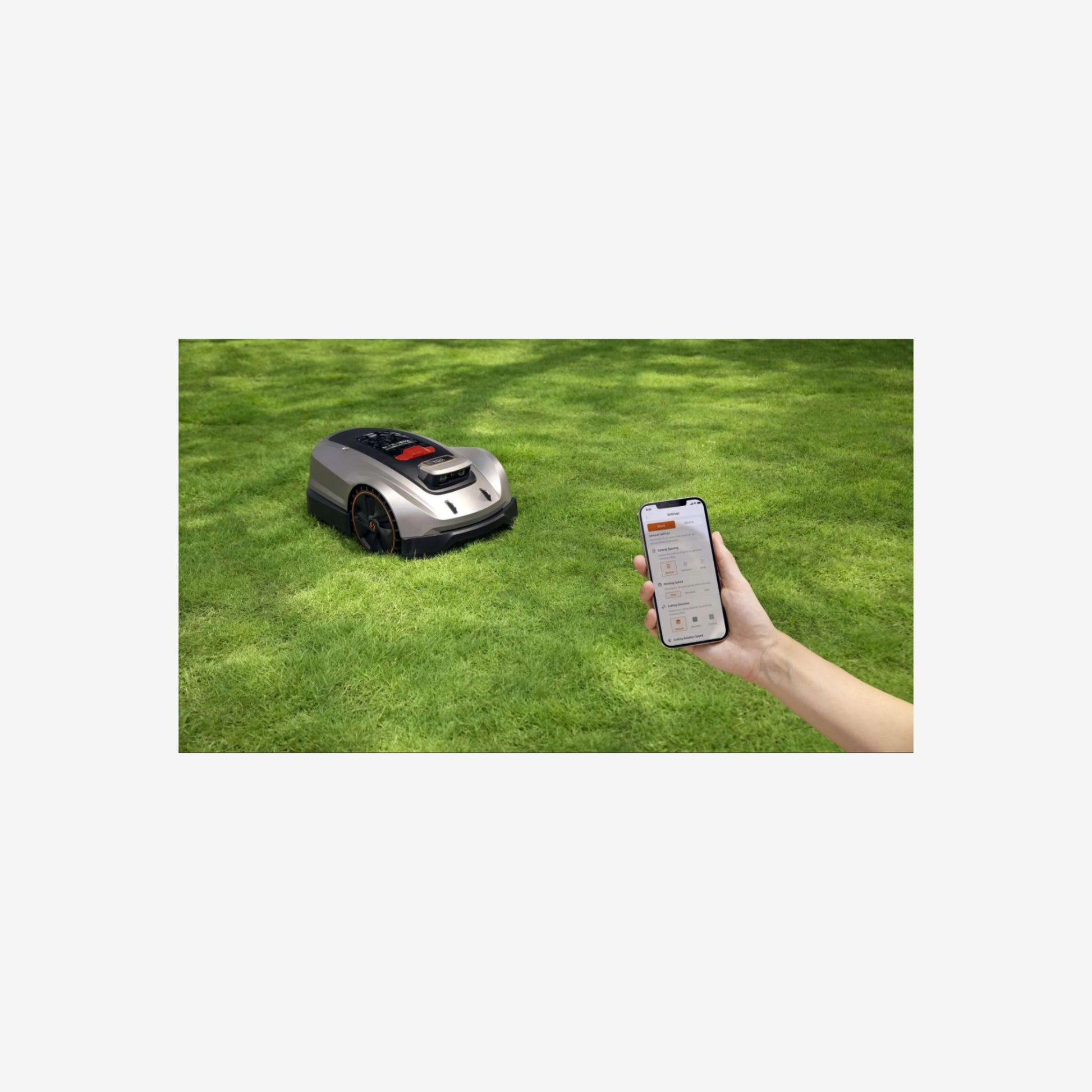 Græsslåmaskine Sunseeker X3 - app - uden kanttråd 
